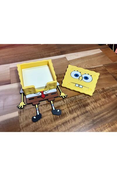 BaBaWoSs حامل ملاحظات على شكل سبونج بوب طباعة عالية الجودة