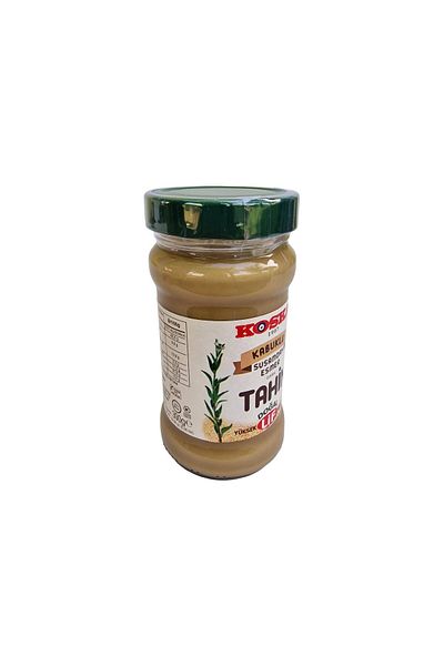 Koska Pastă de susan brun cu fibre alimentare – Koska Tahin, fabricată în Turcia, 300g