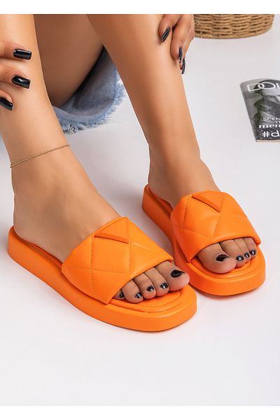 starlike Women's orange slippers A067
