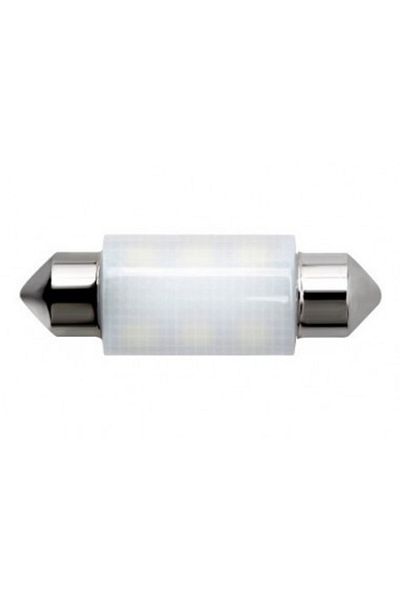 Xenon Bright LED auto alb C5w, șasiu, Canbus ceramic cu 6 smd, 12V, 36 mm