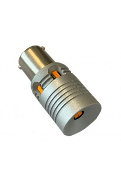 Xenon Bright Amber Signaling LED PY21W BAU15S Super Canbus With 24 SMD CSP 2020 12V BAU15S-24SMD-2020-AMBER