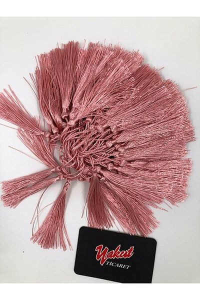 Fiyonks Atölye Tassel Silky Handmade Soft Handcrafted Mini Tassels Bookmark Ornament Tassels 100Pcs
