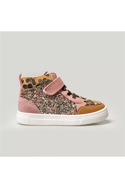 TİMİON Shine Kids Shoes Leopard