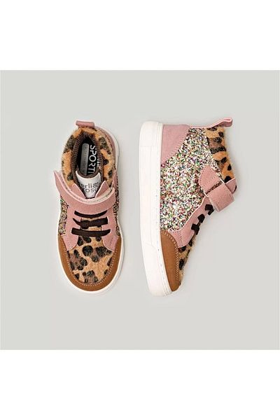 TİMİON Shine Kids Shoes Leopard