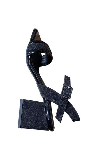 MONAROSA Rochie de seară scurtă cu toc gros pentru femei Pantofi de vară