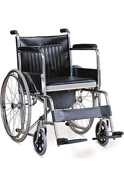 Generic Economic Wheelchair Steel Frame Bathroom Chair Medical Bathroom Chair - JL609