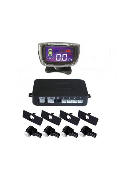 Xenon Bright Parking Sensors With Led Display S500 Oem Type 16.5mm Silver