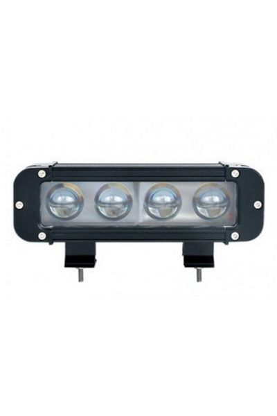 Xenon Bright LED Bar Auto Offroad 4D 40W/12V-24V, 3400 Lumens, 8"/20 cm, Spot Beam 12 Degrees