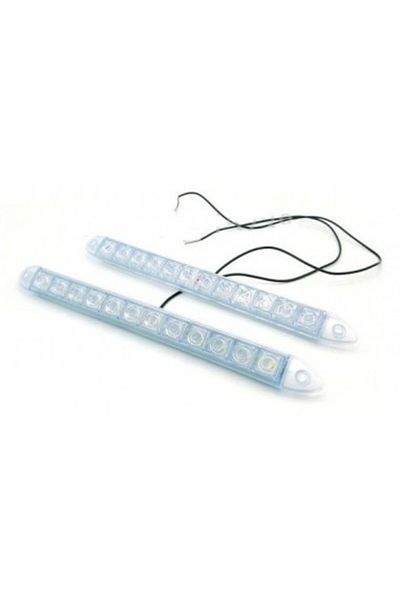 Xenon Bright Flexible DRL daytime running lights 12 led*0.5W