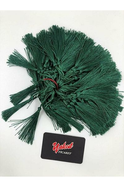Fiyonks Atölye Tassel Silky Handmade Soft Handcrafted Mini Tassels Bookmark Ornament Tassels 100Pcs