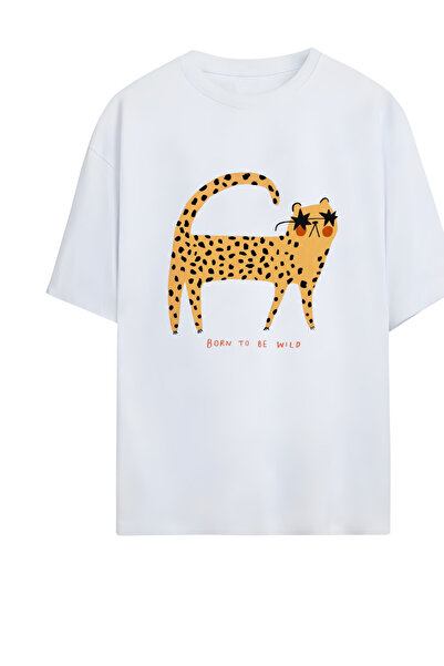 MAGORS ولد ليكون برّيًا - تي شيرت كبير الحجم