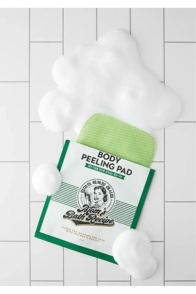 1 Mom's Best Friend Korean Body Rejuvenating Exfoliating Loofah, One Piece, Body Exfoliation, Green Color, 25 ml
