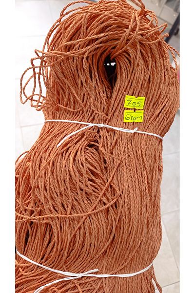 rüya hobi 705 γραμμάρια Premium Natural Twine Χαρτοσχοινί, Ψάθινο νήμα, Σχοινί για ψάθινη τσάντα, Σχοινί για ψάθινο καπέλο (κανέλα)