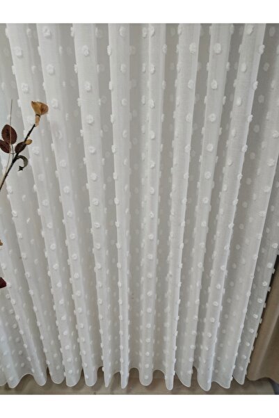 Karesi SÜSLÜ PONPONLU SEYREK PİLELİ TÜL PERDE
