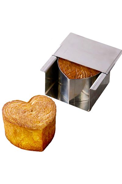 Nar kalıp Croissant Mold with Narcotic Heart Cover Diameter 8cm
