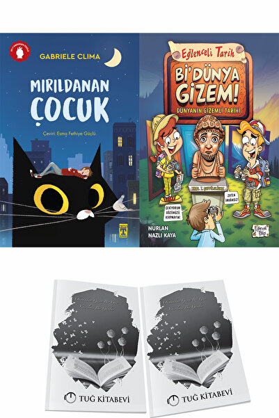 Genç Timaş Mırıldanan Çocuk ve Bi Dünya Gizem Dünyanın Gizemli Tarihi + Hediyeli