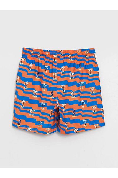 LC Waikiki Lcw Eco Orange Elastic Waist Quick Dry Boys Swim Shorts