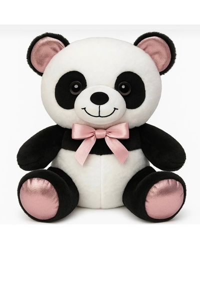 Vefa Panda Pink Ribbon Plush 50 cm
