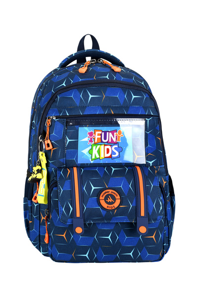 SADDLEBAG Fun Kids Ortapetik Primary School Backpack with Nutrition and Pen H...