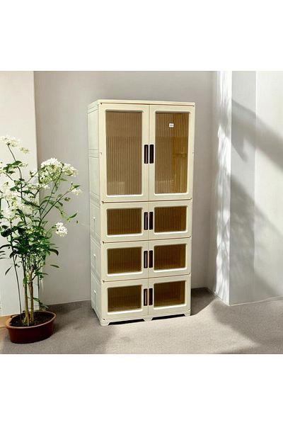 Estilo Plastic cupboard (149×81×48 cm)