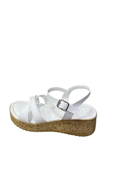 Shoes Women's Wedge Heeled Thick Soled Cross Strap Summer Shoes