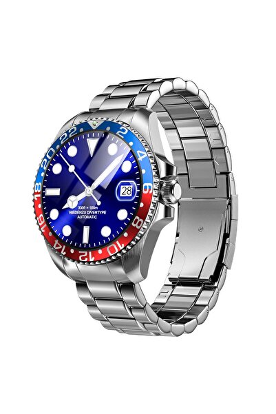 ZCWATCH V0525 316L Paslanmaz Çelik, Döner Bezel, Bt Call, Spor Sağlık, IP68 P...