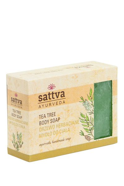 Sattva Ayurveda Sapun cu glycerina si tea tree, 125gr - Sattva Ayurveda