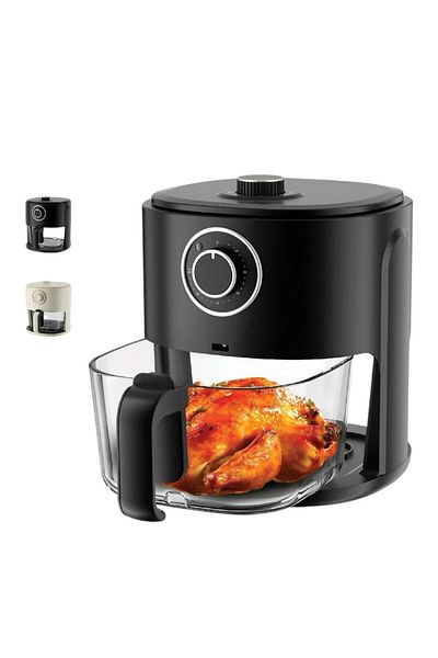 DLC Air Fryer – For Healthy & Crispy Cooking 4.2 L 1200 W SH-346 Black