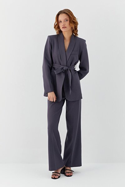 Shopping Shop Blazer Jacket Suit Gray