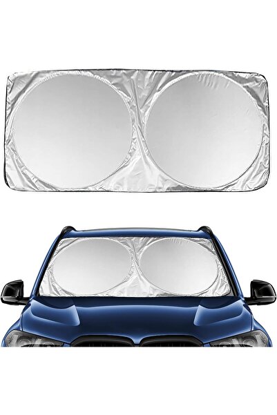 Wonkey Araba Ön Cam Güneşlik, Otomobil Güneşliği, UV Korumalı, Katlanabilir G...