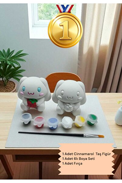 Can Tasarım Evi Cinnamoroll Taş Boyama Figür Çocuk Gelişimi Anne Çocuk Etkinl...