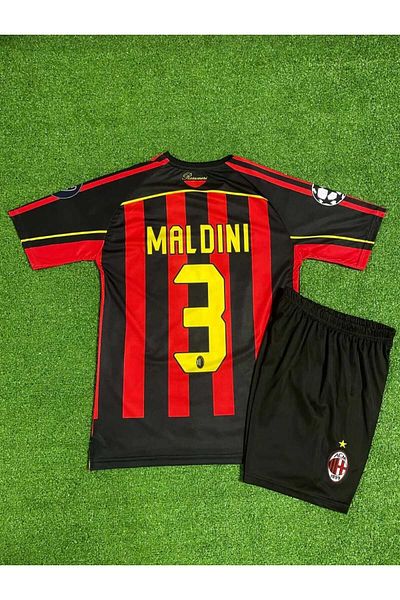 After Party Milan 2007 MALDİNİ Παιδική φανέλα (μαύρη) εναντίον αθλητή AG