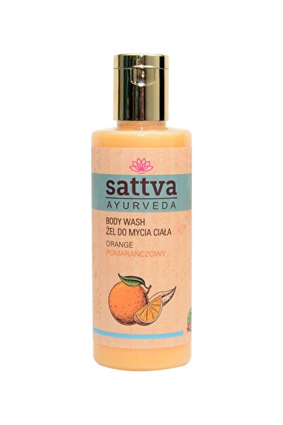 Sattva Ayurveda Gel de dus cu portocala, 210ml - Sattva Ayurveda