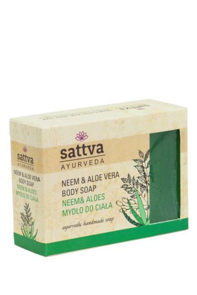 Sattva Ayurveda Sapun cu glycerina si neem, 125gr - Sattva Ayurveda