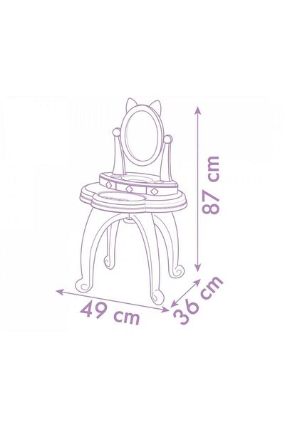 Smoby Gabby's Dollhouse 2 in 1 Makeup Table 320254