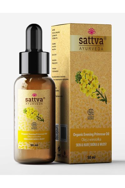 Sattva Ayurveda Ulei de luminita noptii organic, 50ml - Sattva Ayurveda