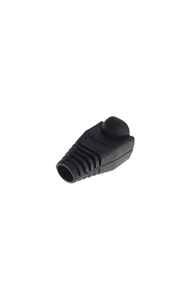 OEM Manson de protectie mufa UTP, negru, set 100 bucati