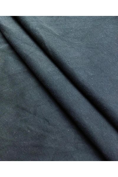 Kumaş Parça Black Interlock Steel Knitted (Width 150 cm X Length 210 cm)
