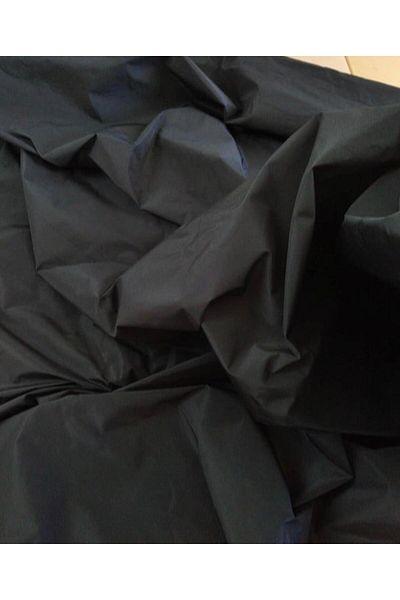 Kumaş Parça Tafetta Woven in Black Color (Width 150 cm X Length 230 cm)
