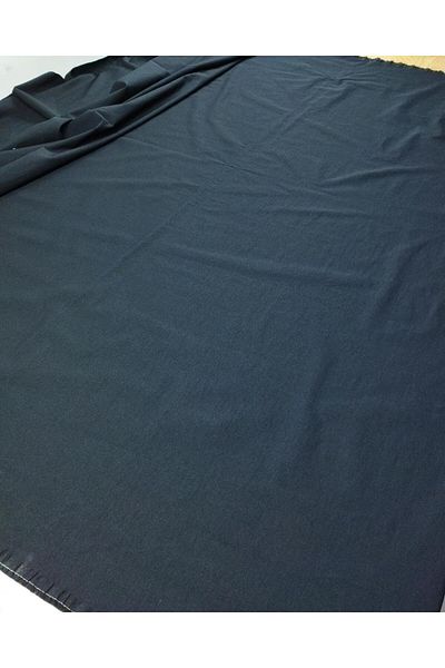 Kumaş Parça Longitudinal Stretchy Gabardine in Black Color (Width 150 cm X Length 150 cm)