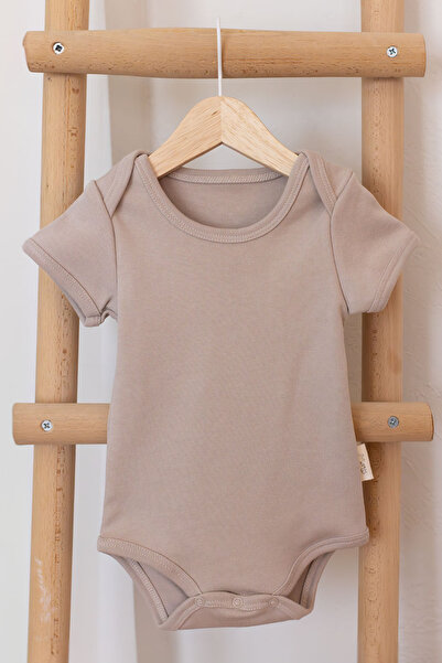 Mom Cherie 100% Organic Interlock Baby Body&Zıbın Short Sleeve