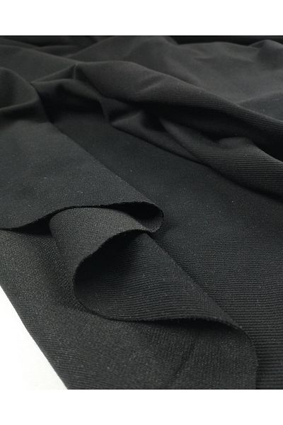 Kumaş Parça Black Color Tok Jersey (Width 170 cm X Length 310 cm)