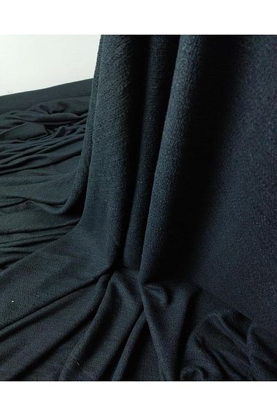 Kumaş Parça Thin Knitwear in Black Color Width: 145 cm