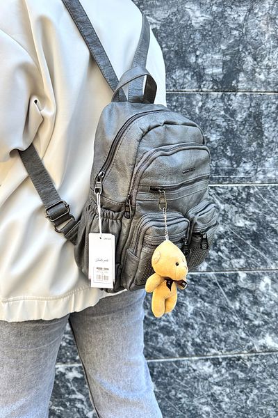 çantamgelsin Just Polo Original Imported Soft Leather a Quality Multi-Section Backpack