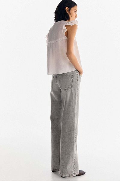 H&M Wide High Jeans
