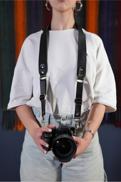 OZİA DSLR ve SLR Fotoğraf Makineleri Boyun Destekli Ayarlanabilir Boyun ve Om...