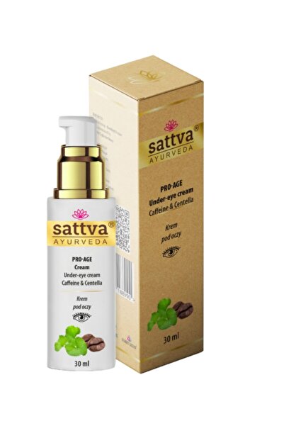 Sattva Ayurveda Crema de ochi antirid cu cofeina si centella, 30ml - Sattva
