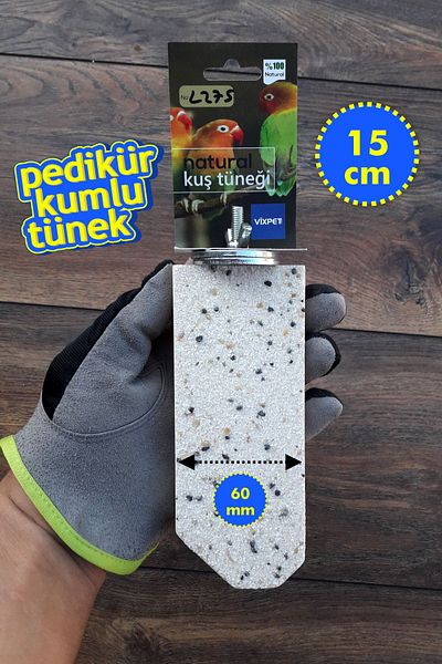 Vixpet Venty 15 cm Sandy Pedicure Parrot Stump - Sultan, Budgie, Monk, Sevda, Forpus, Lori, Konur - L275