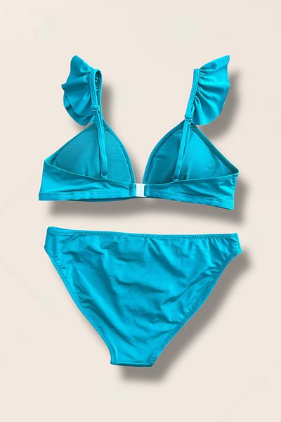 Nilmay mayo Women's Ruffle Bikini Set