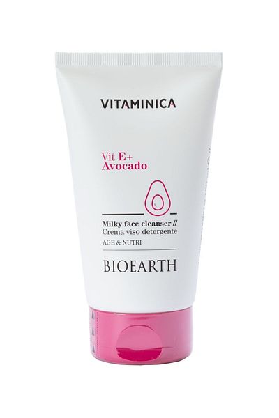 Bioearth Lapte demachiant cu vitamina E si avocado, 150ml - Vitaminica Bioearth